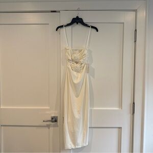 Brand new with tags Ronny Kobo XS ivory dress